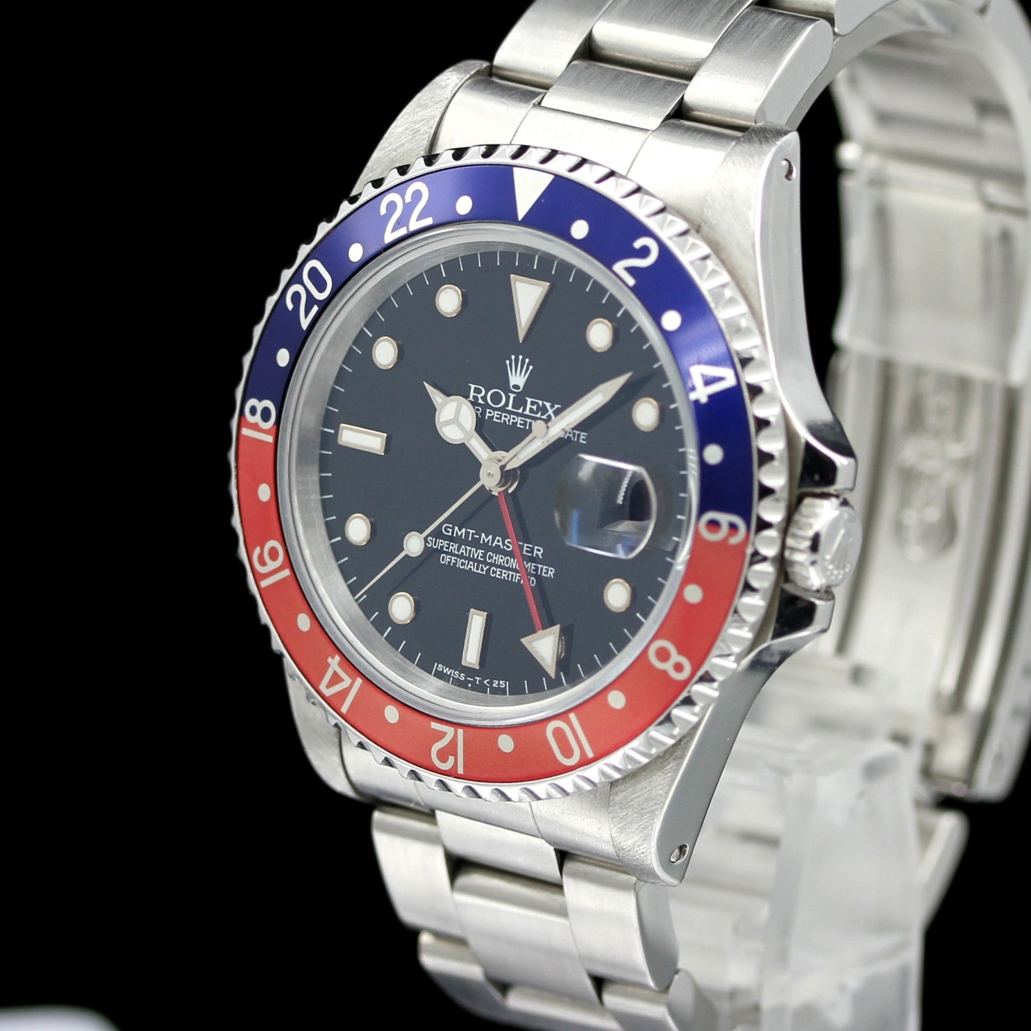 Rolex Vintage GMT Master "Pepsi", E - Serie, Ref. 16700, 1991, B+P - LUXUHRIA