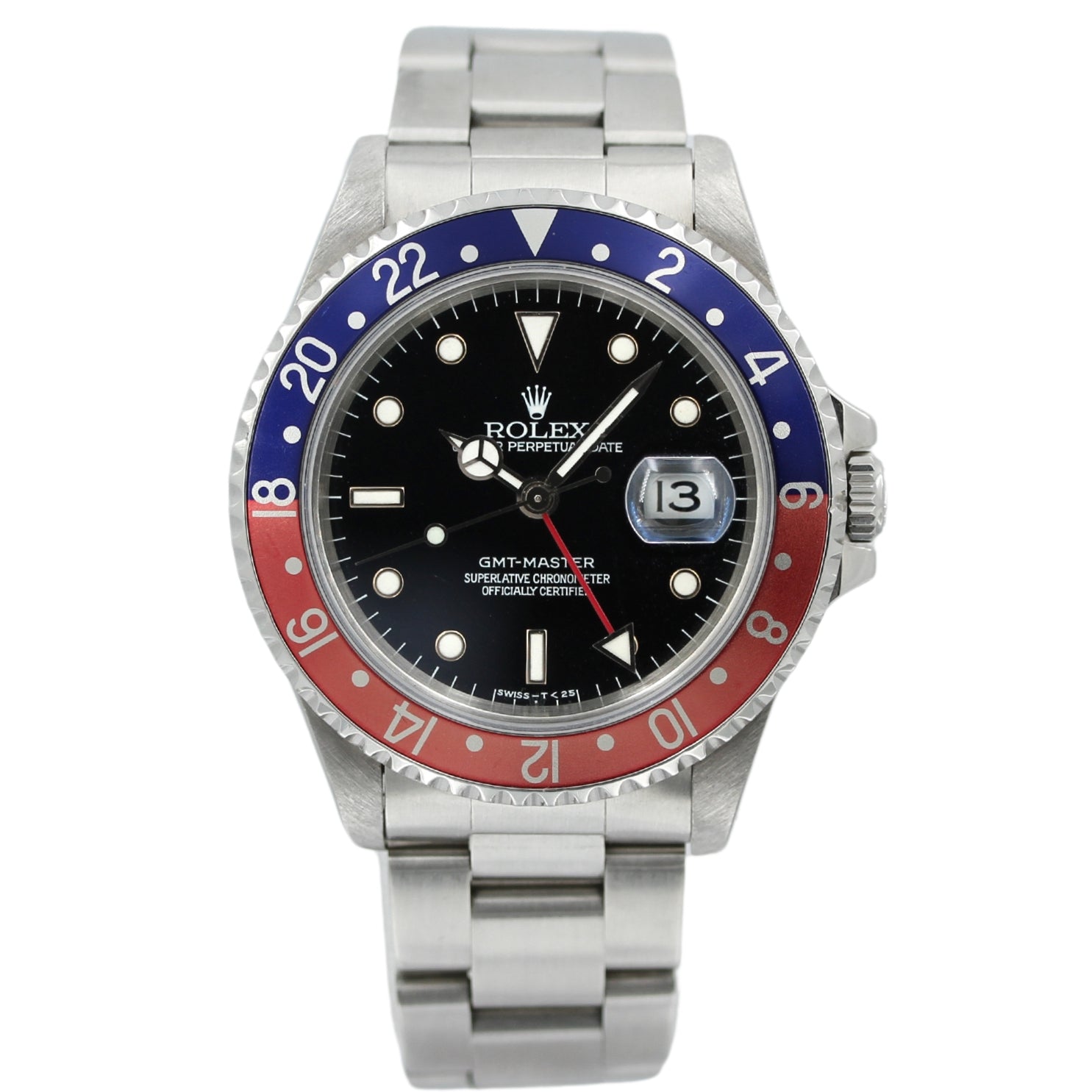 Rolex Vintage GMT Master "Pepsi", E - Serie, Ref. 16700, 1991, B+P - LUXUHRIA