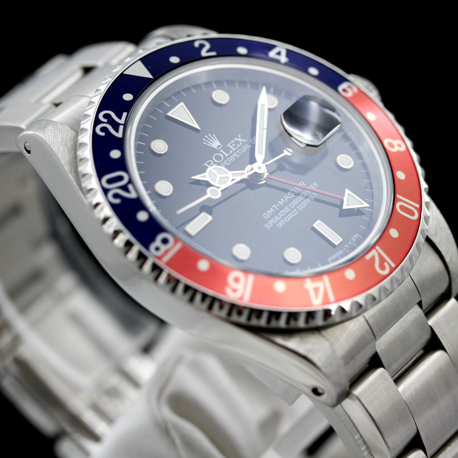 Rolex Vintage GMT Master "Pepsi", E - Serie, Ref. 16700, 1991, B+P - LUXUHRIA