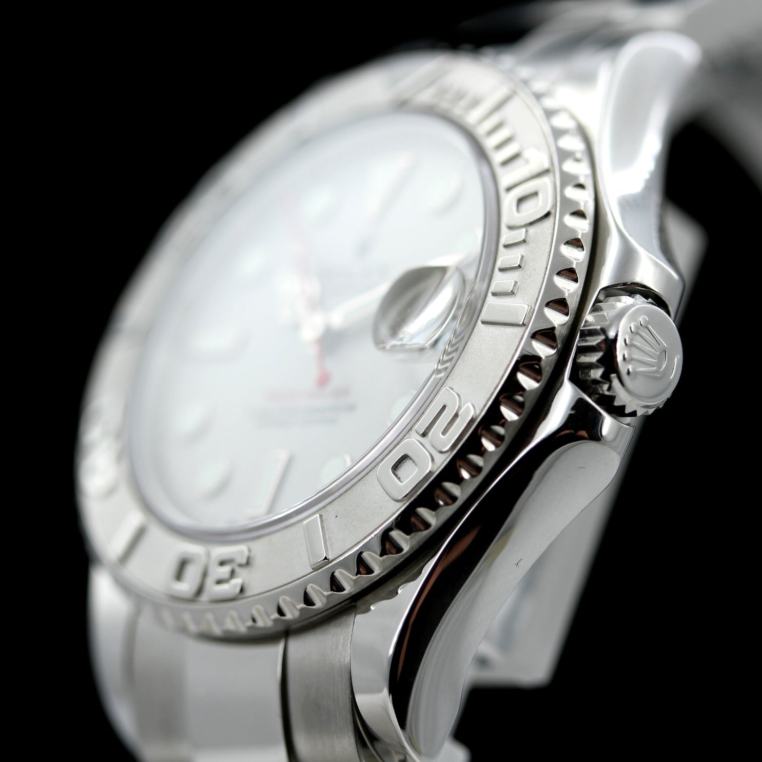 Rolex Yachtmaster 35 mm, Edelstahl/Platin, Ref. 168622, 2011, B+P - LUXUHRIA