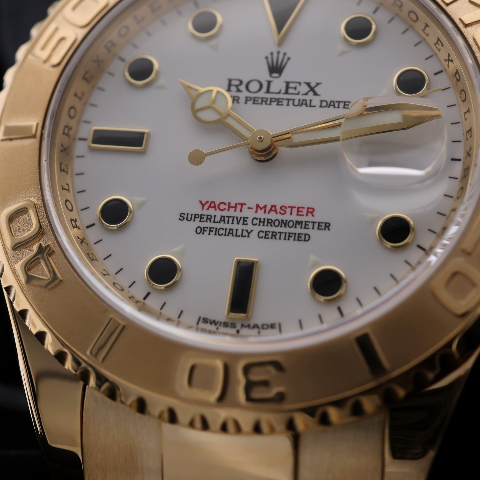 Rolex Yachtmaster 40, Gelbgold, Erstkaufrechnung, Z - Serie, Ref. 16628, 2011, B+P - LUXUHRIA