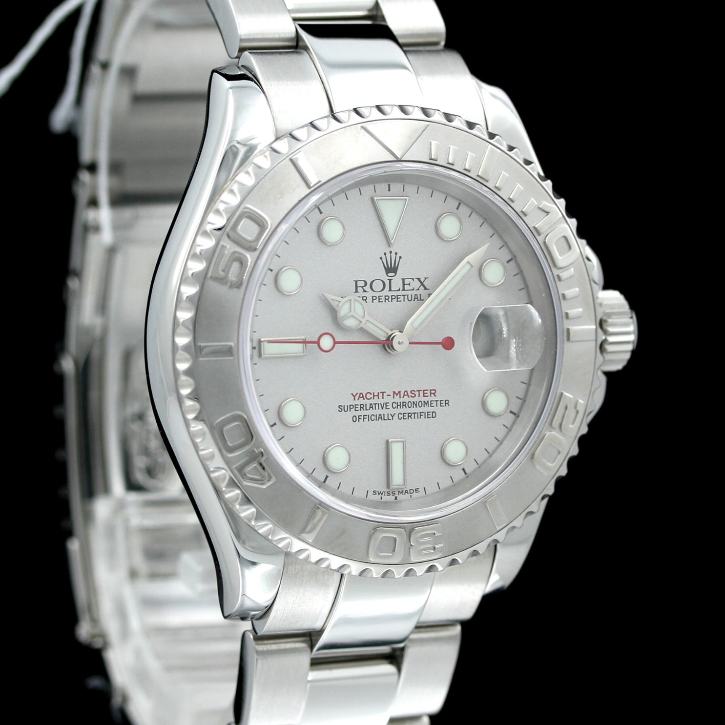 Rolex Yachtmaster 40mm, Edelstahl/Platin, Ref. 16622, LC100, B+P - LUXUHRIA