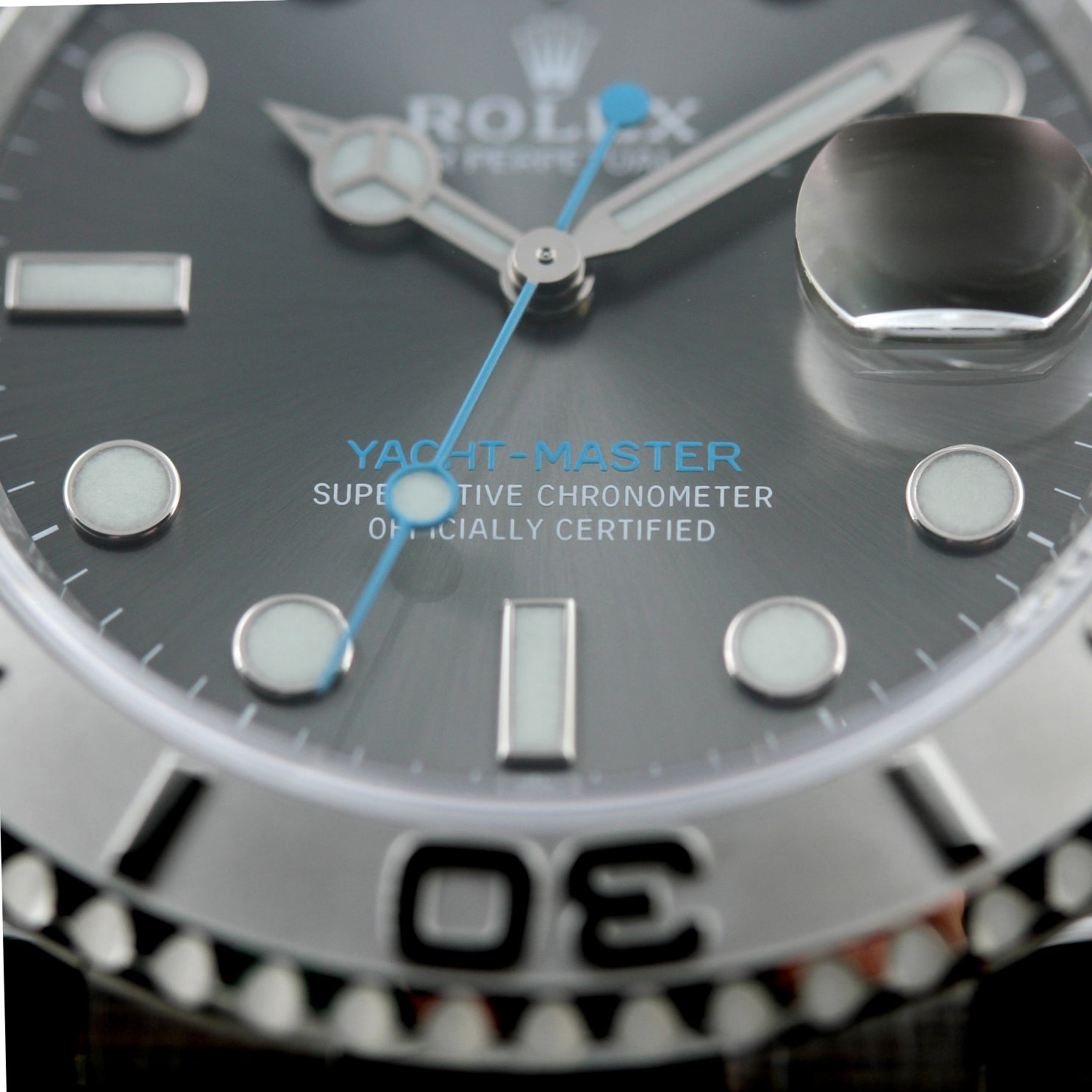 Rolex Yachtmaster 40mm, Grey Dial, Edelstahl/Platin, Ref. 126622, 2019, B+P - LUXUHRIA