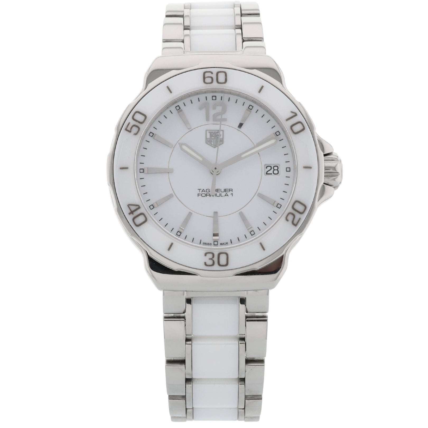 TAG Heuer Formula 1 Lady, White Ceramic, Ref. WAH1211.BA0861, 10 - 2011, B+P - LUXUHRIA