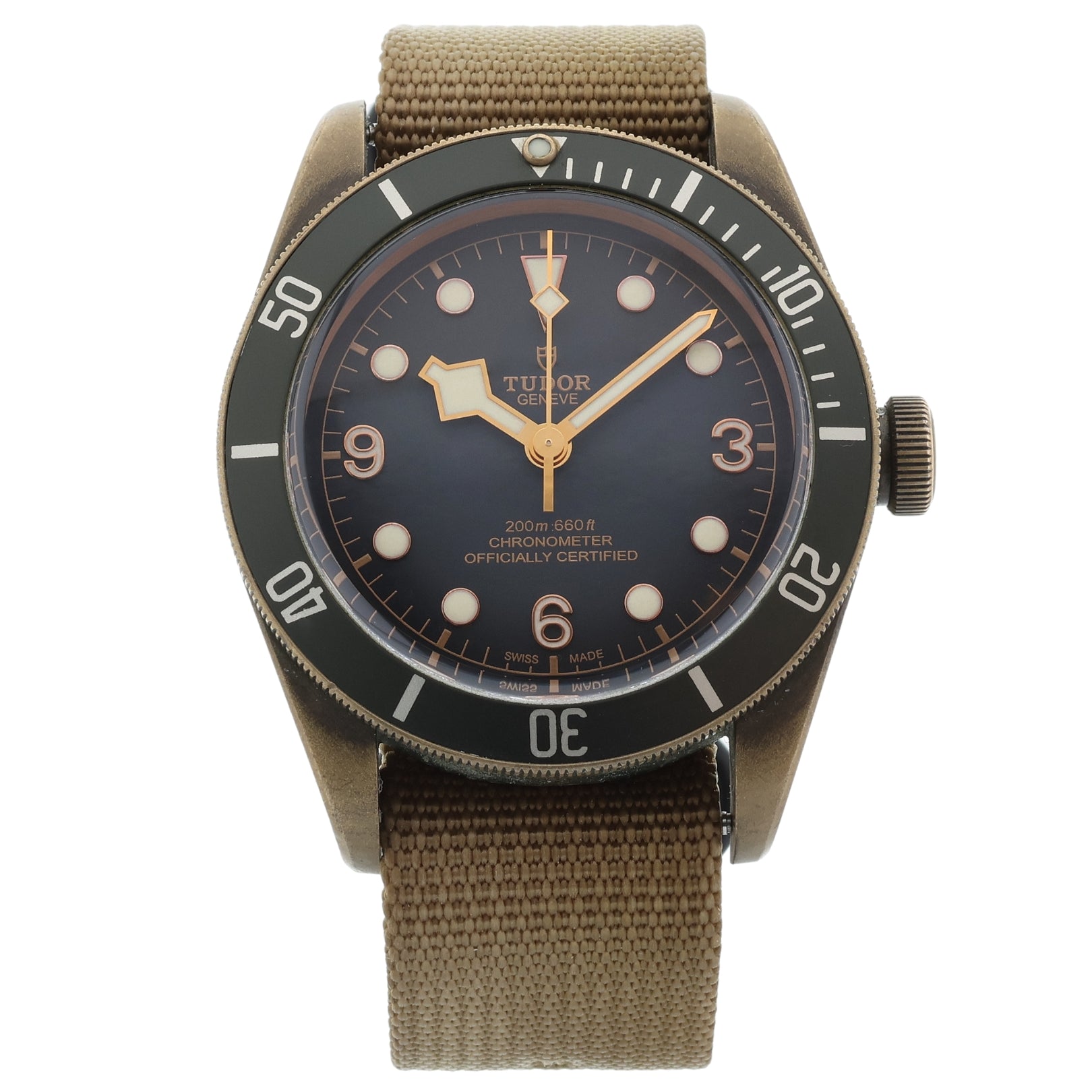 Tudor Black Bay Bronze, Schiefergrau Green, Ref. 79250BA, 11 - 2020, B+P - LUXUHRIA