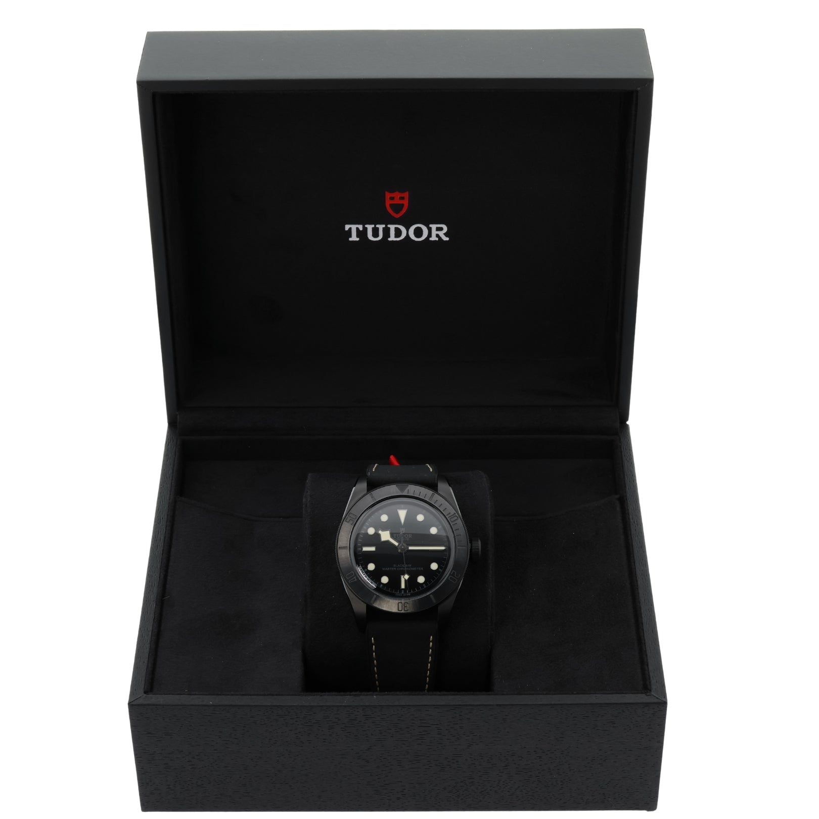 Tudor Black Bay Ceramic, Hybrid - und Textilarmband , Ref. 79210CNU, 12 - 2022, B+P - LUXUHRIA