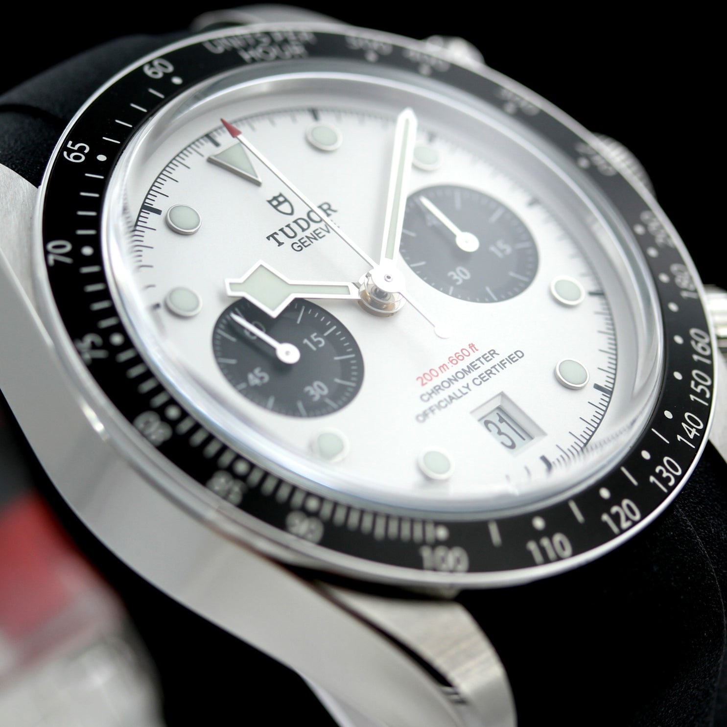 Tudor Black Bay Chrono 41 mm, Panda Dial, Ref. 79360N, 2021, B+P - LUXUHRIA