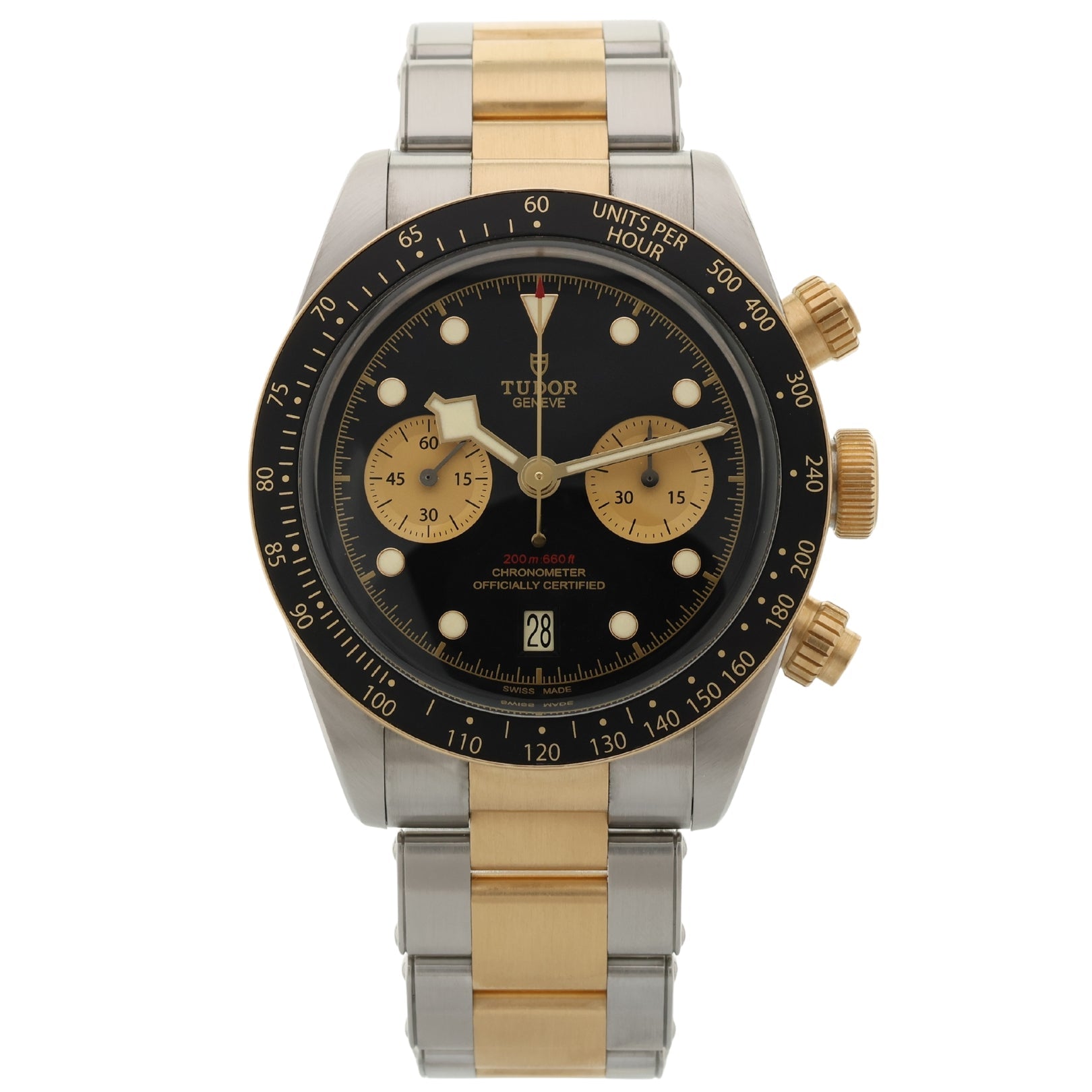 Tudor Black Bay Chrono S&G, Stahl/Gold, 41mm, Ref. 79363N, 12 - 2020, B+P - LUXUHRIA