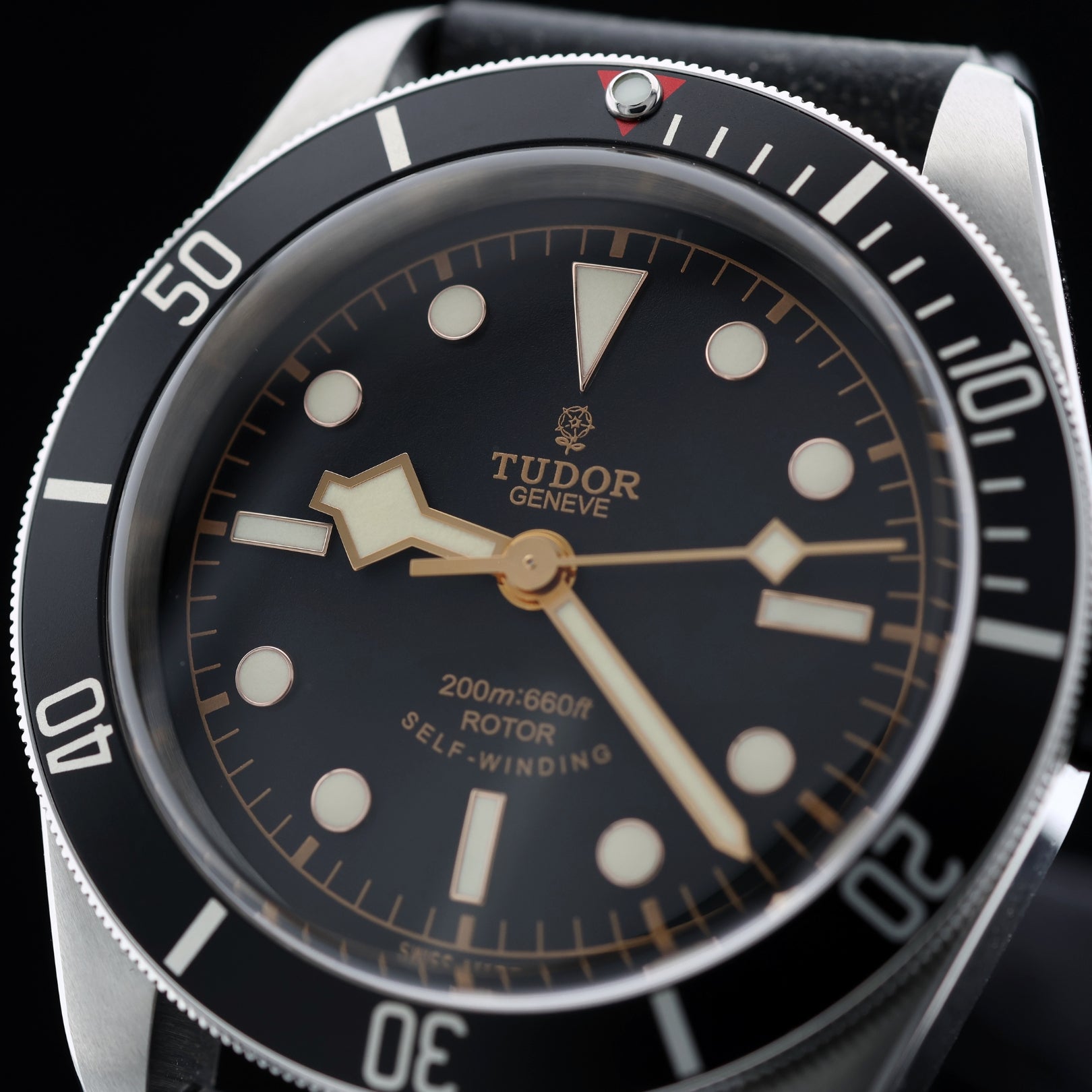 Tudor Black Bay Heritage 41 mm, "Smiley" 200m:660ft., Ref. 79220N, Erstkaufrechnung, B+P - LUXUHRIA