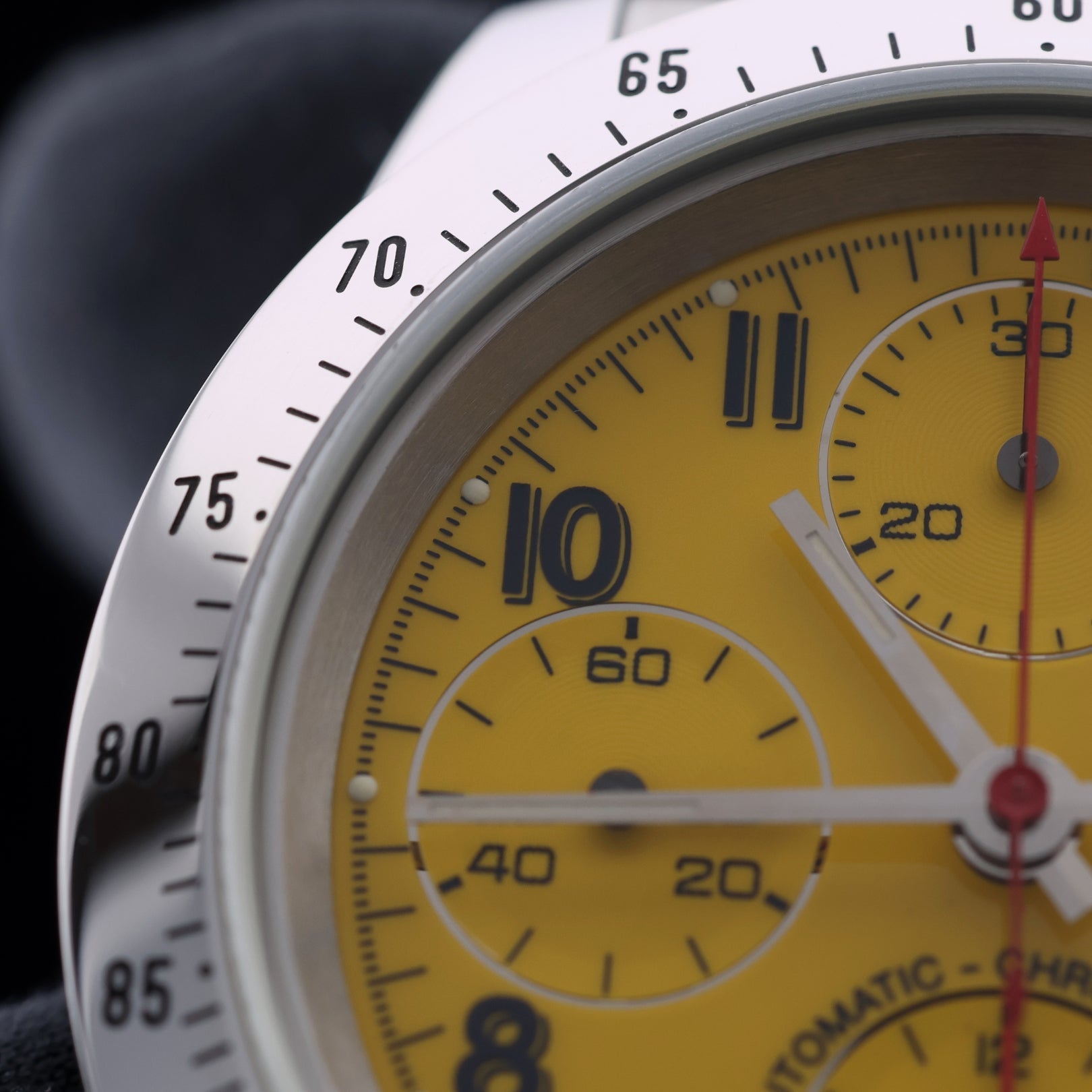 Tudor Prince Date Chronograph, Yellow, Stahl - & Lederband, Rolex - Rückdeckel/ - Krone, Ref. 79280, 03 - 1998, B+P - LUXUHRIA