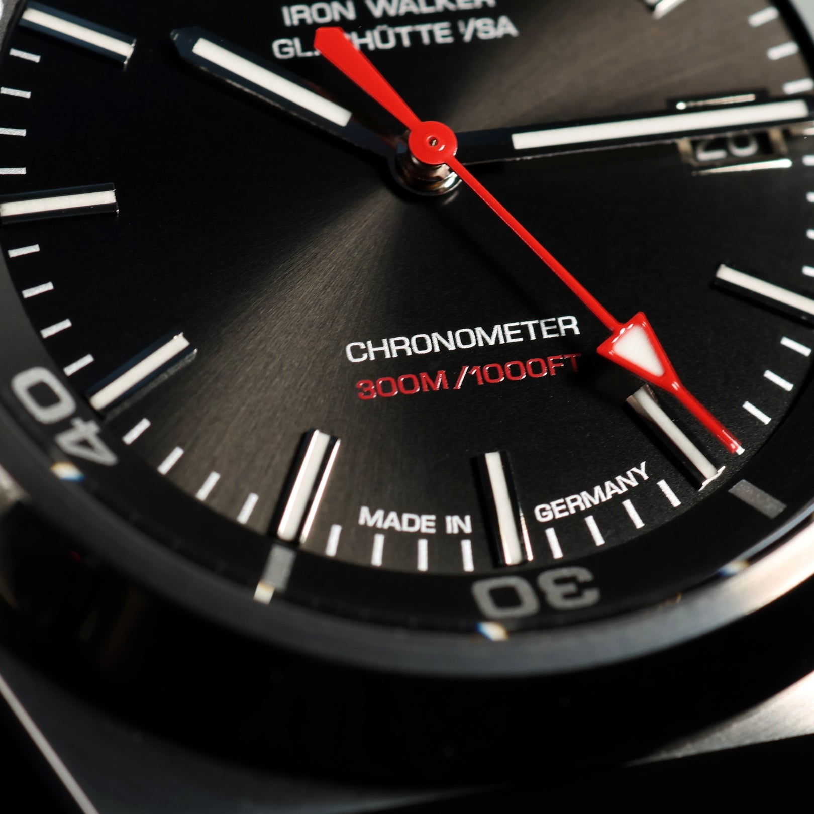 Wempe Iron Walker 42mm, Sonderedition Köln Edition, Gun Metal, Ref. WI690003, mit Box - LUXUHRIA