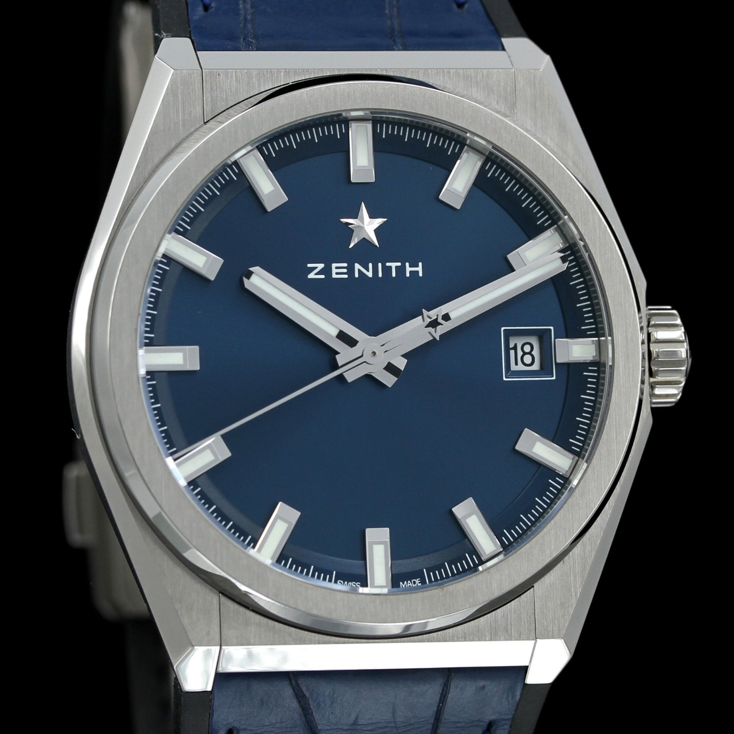 Zenith Defy Titanium, Blue Dial, 41mm, Ref. 95.9000.670/51.R584, B+P - LUXUHRIA