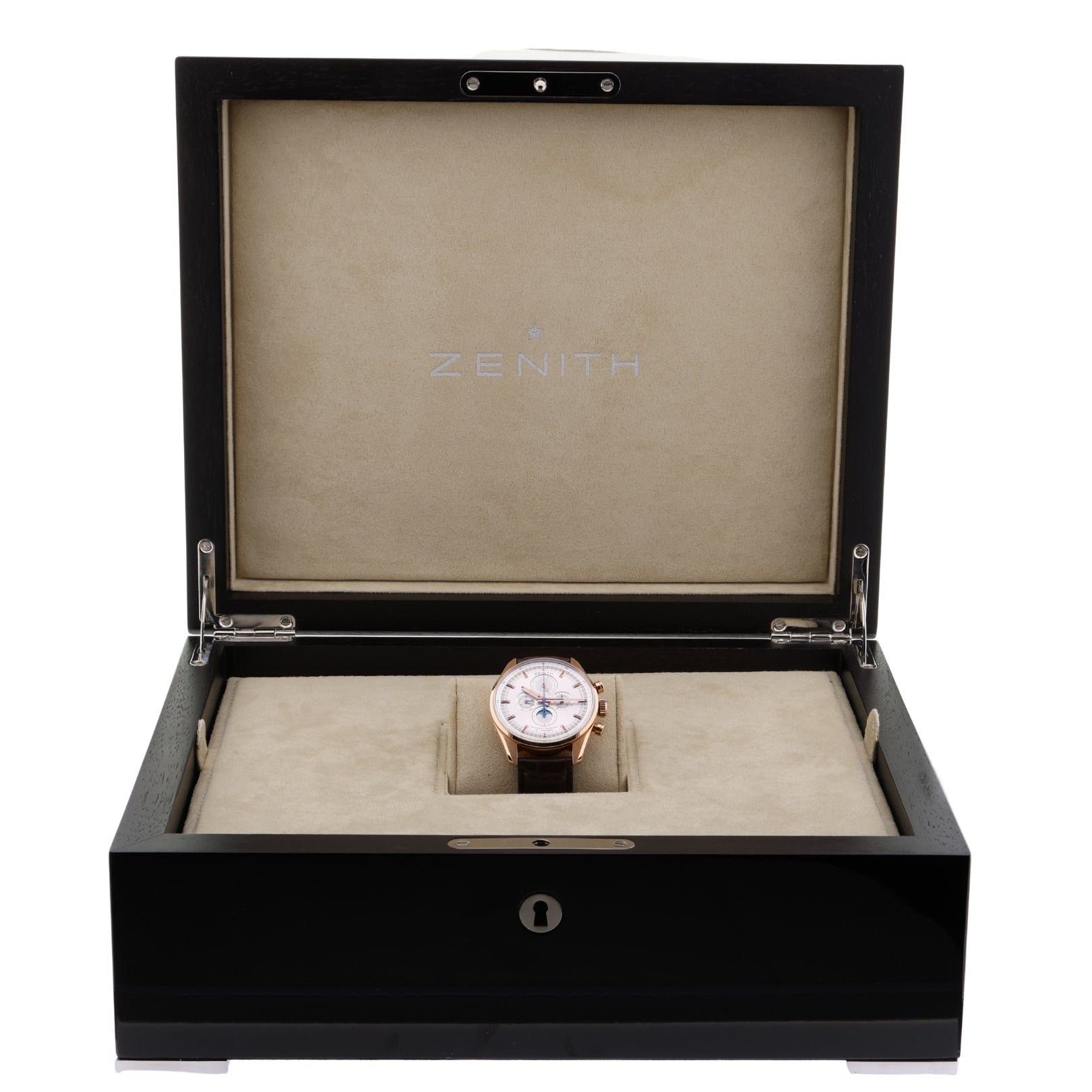 Zenith El Primero Perpetual Calendar, Rosegold, Ref. 18.2180.4003/01.C713, 12 - 2014, B+P - LUXUHRIA